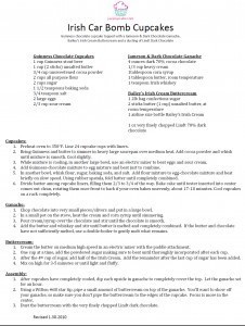 Irish Car Bomb Cupcakes Recipe REVISED