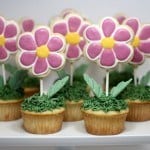 Guest Blogger Judy shares her recipe for Spring Flower Cupcakes