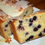 Lemon Blueberry Poppy Seed Pound Cake