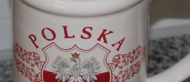 Polksa mug for my husband