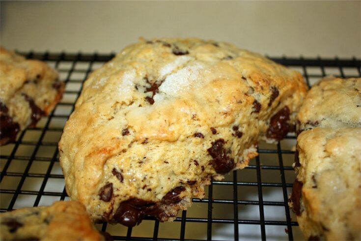 Brown Sugar Chocolate Scones - JavaCupcake
