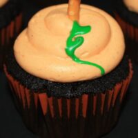 Black Velvet Pumpkin Cupcakes | JavaCupcake.com