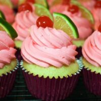 Cherry Limeade Cupcakes | JavaCupcake.com