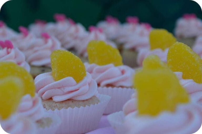 Pink Lemonade Mini Cupcakes