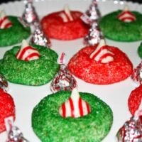 White Chocolate Candy Cane Blossoms