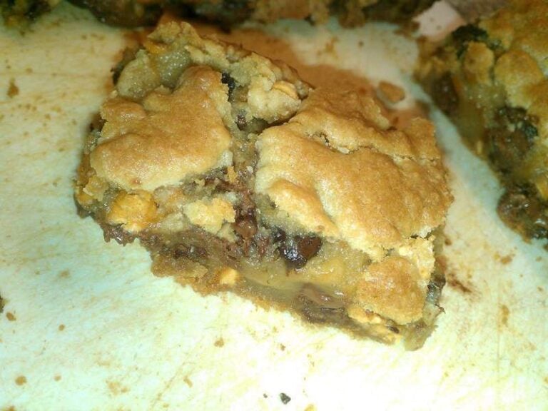 Ooey Gooey Double Chip Surprise Cookie Bars