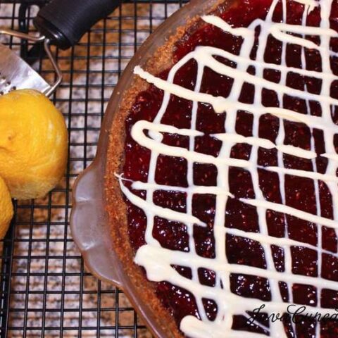 Lemon Raspberry Tart Pie