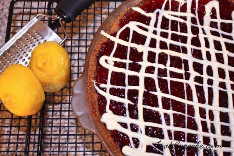 Lemon Raspberry Tart Pie
