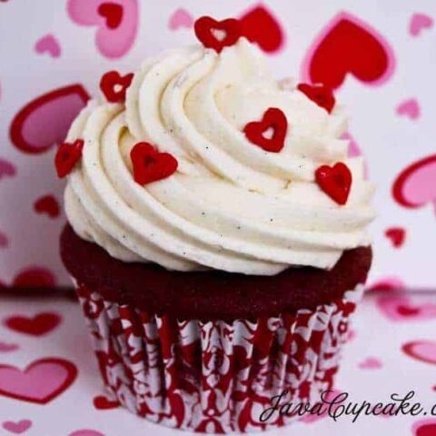 Happy Valentine’s Day! Red Velvet Love Cupcakes