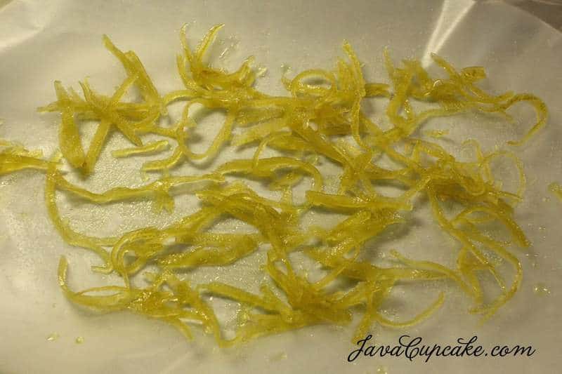 Candied Lemon Zest