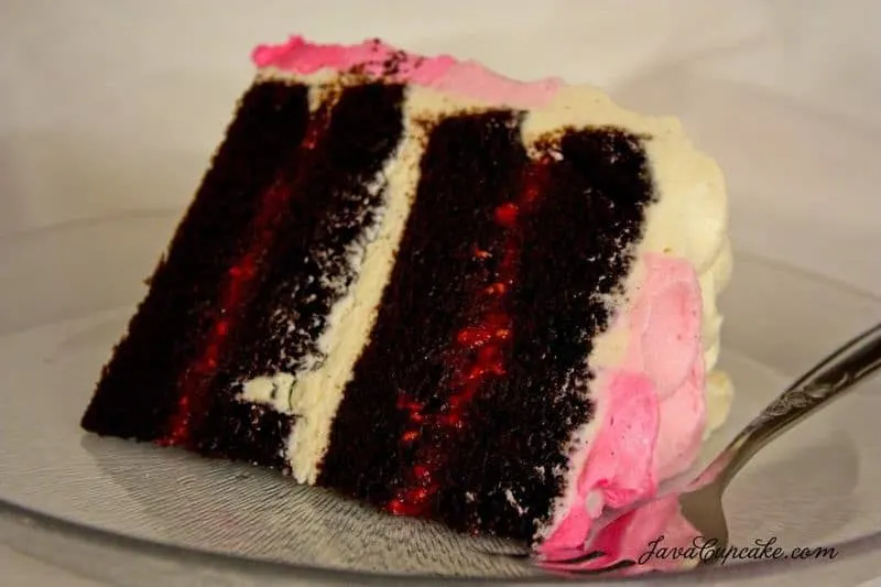 Chocolate Raspberry Ombre Petal Cake by JavaCupcake-6