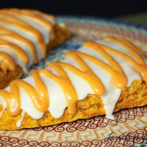 Image for Pumpkin Scones with Pumpkin Maple Glaze