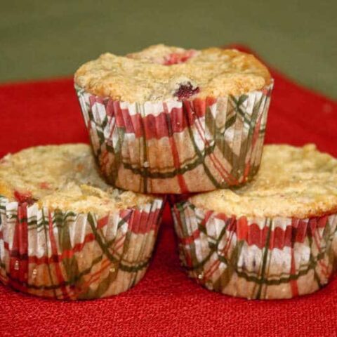 White Chocolate Cranberry Muffins