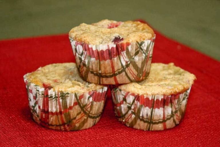 White Chocolate Cranberry Muffins