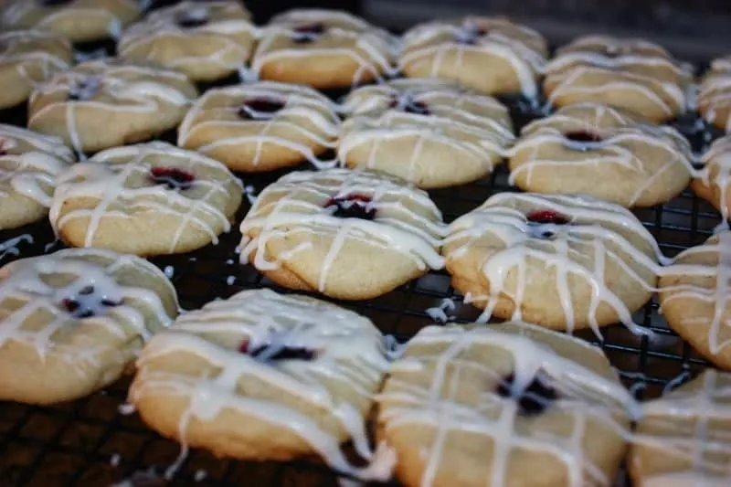 Lemon Blackberry Shortbread Cookies by JavaCupcake