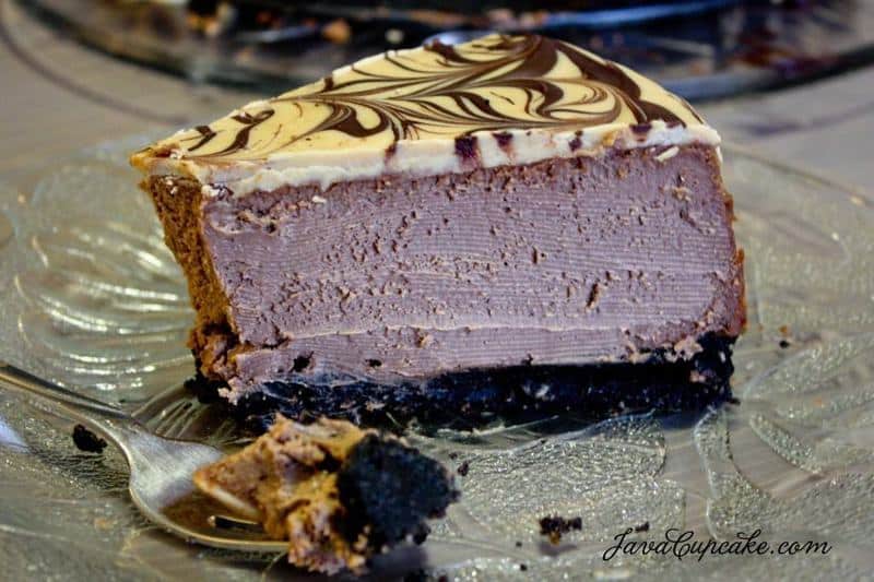 Peanut Butter Chocolate Cheesecake by JavaCupcake.com-3