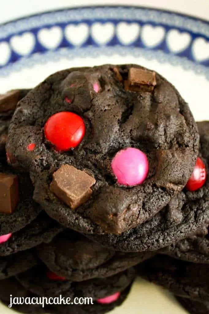 Raspberry Dark Chocolate Cookies by JavaCupcake 2