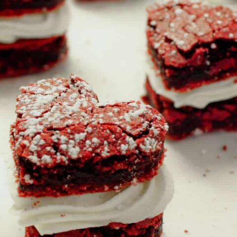 Image for Red Velvet Valentine Brownie Bites