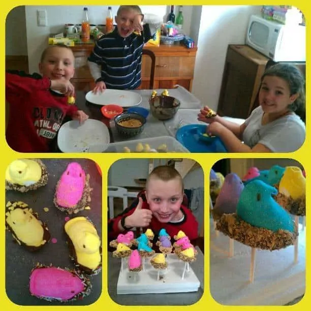 {Fun for the kids} S'mores Peeps Pops by JavaCupcake.com