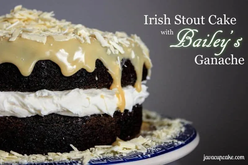 Irish Stout Cake by JavaCupcake.com