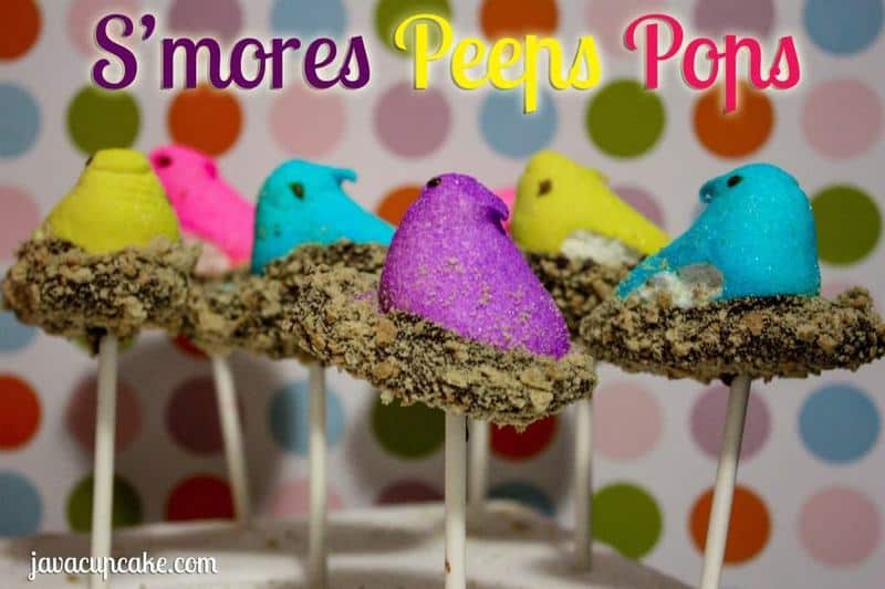 S'mores Peeps Pops by JavaCupcake.com