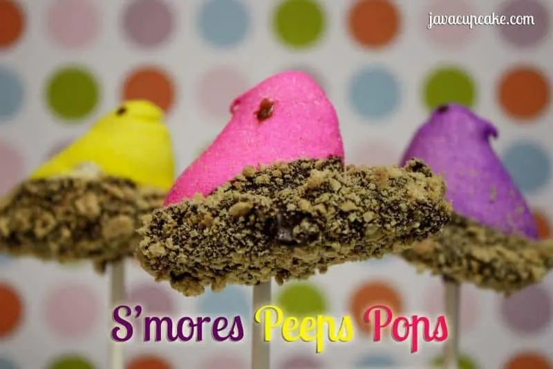 S'mores Peeps Pops by JavaCupcake.com
