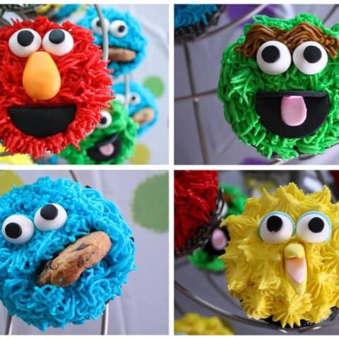 Tutorial: Sesame Street Cupcakes