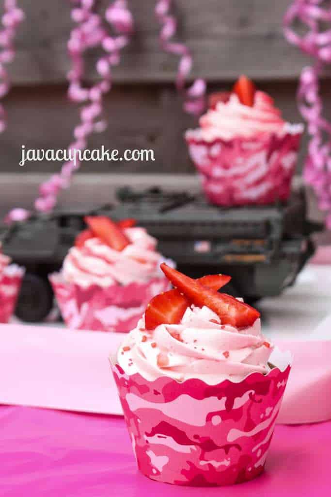 Chaqueta de cocina Sweet Jacket CupCakes Pink
