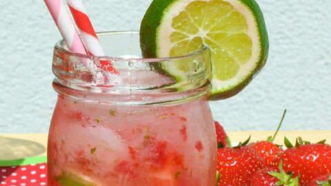 Spiked Strawberry Limeade