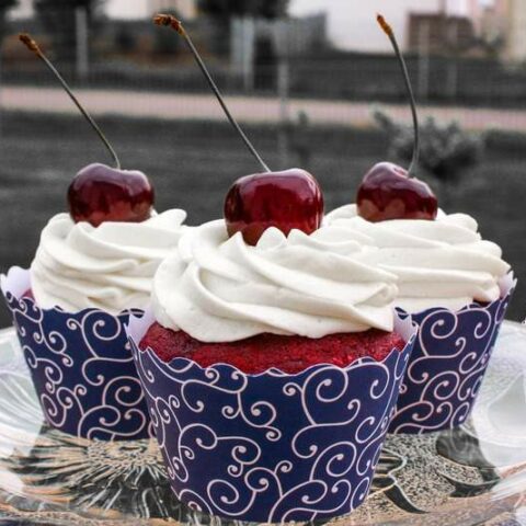 Sprinkles Will Fly: Cherry Red Velvet Cupcakes