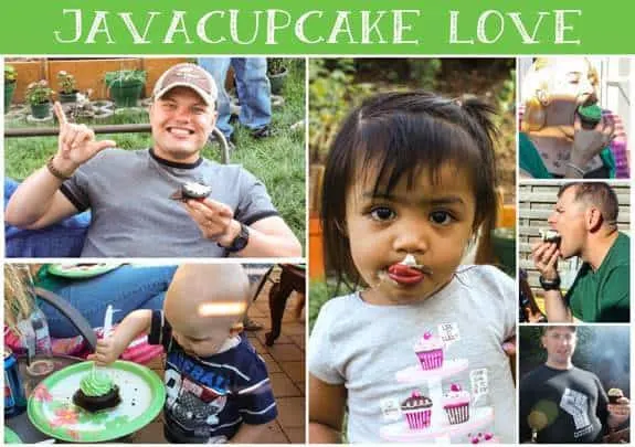 Adults & Kids eating and loving JavaCupcake! 