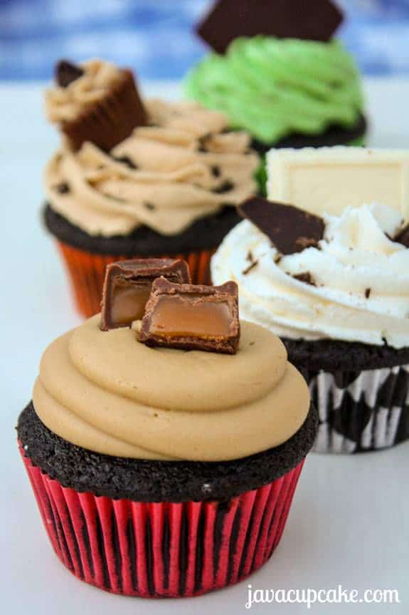 Rolo Cupcakes by JavaCupcake.com