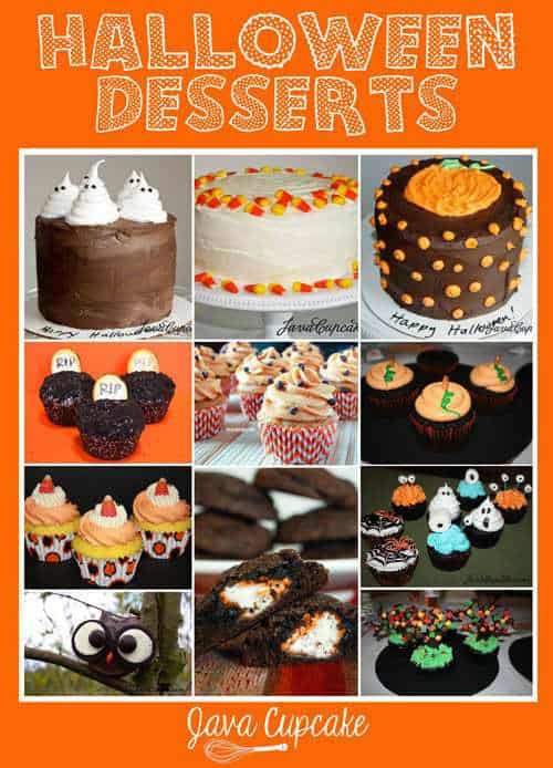 Halloween Desserts Round Up | JavaCupcake.com