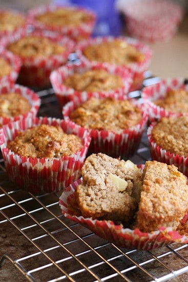 Paleo Apple Cinnamon Muffins by Perry's Plate for JavaCupcake.com