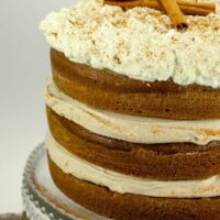 Pumpkin Spice Latte Layer Cake | JavaCupcake.com