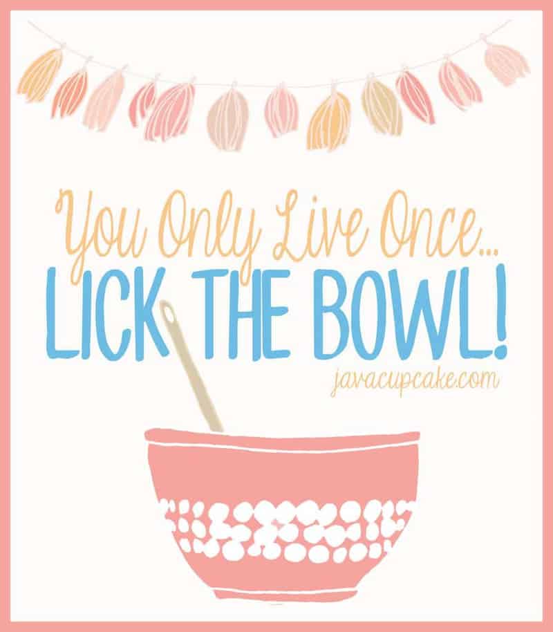 You Only Live Once {Free Printable}