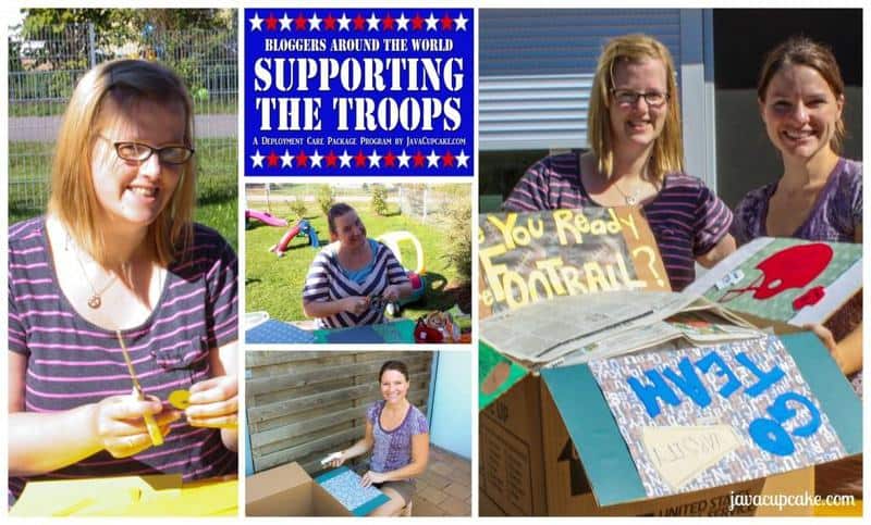 Bloggers Around the World Supporting the Troops - A Deployment Care Package Program by JavaCupcake.com