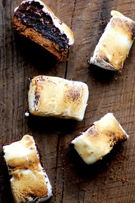 S'mores Brownies by Beard and Bonnet 