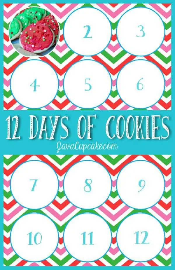 12 Days of Cookies - Day 1 | JavaCupcake.com