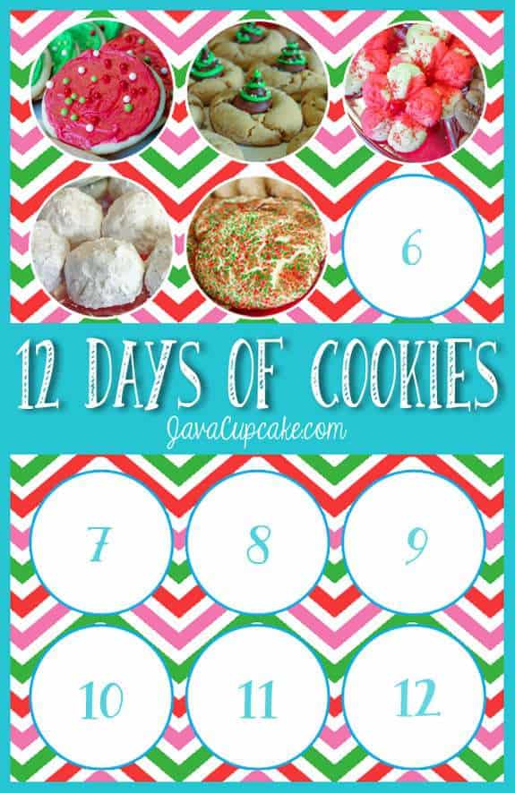 12 Days of Cookies - Day 5 | JavaCupcake.com