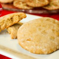 Lebkuchen - a traditional German holiday cookie made with almonds, spices and honey | JavaCupcake.com