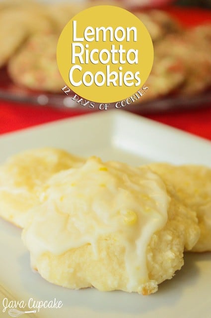 Lemon Ricotta Cookies | JavaCupcake.com