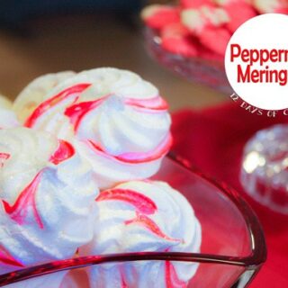 12 Days of Cookies – Day 10: Peppermint Meringues