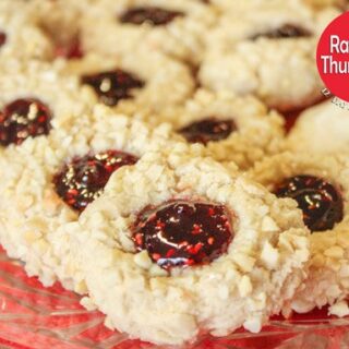 12 Days of Cookies – Day 9: Raspberry Thumbprints