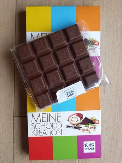 Handmade Ritter Sport Chocolate Bars from Berlin, Germany | JavaCupcake.com 