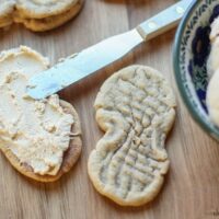 Homemade Nutter Butters - Step by step tutorial to create your favorite peanut butter cookie at home! | JavaCupcake.com
