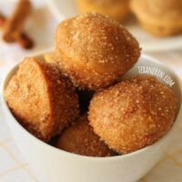 Cinnamon Sugar Donut Muffins by Texanerin Baking for JavaCupcake.com