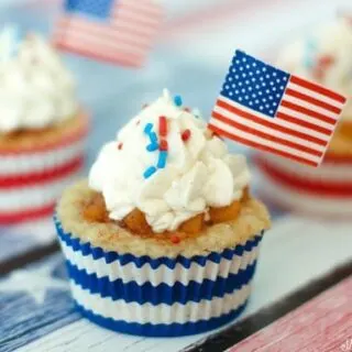 Patriot Day Apple Pie Cupcakes | JavaCupcake.com
