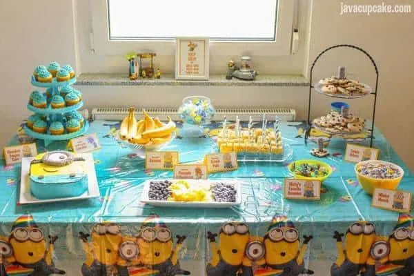 Minion Birthday Party | JavaCupcake.com