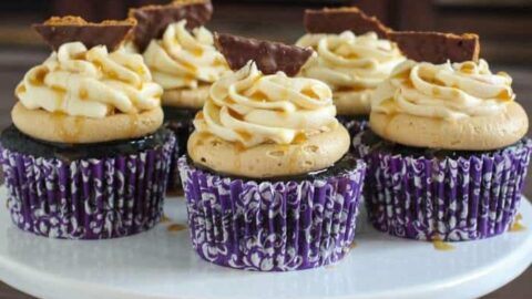 Guinness Bailey’s Biscoff Chocolate Cupcakes – The Most Epic Cupcakes Ever!